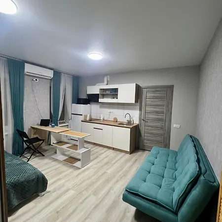 Turquoise Calm In The Heart Apartment Odesa
